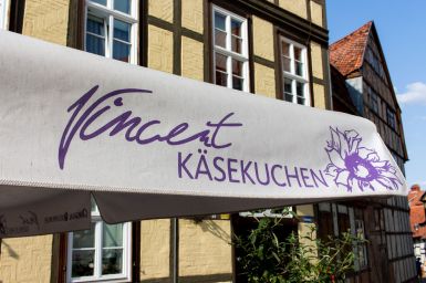 Schirm vom Café Vincent, Quedlinburg
