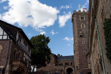 Turm und Innenhof der Wartburg, Eisenach