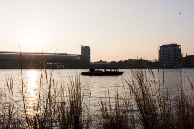 Boot auf dem Ij, Amsterdam