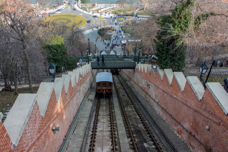 Standseilbahn Budavari Siklo, Budapest, Ungarn