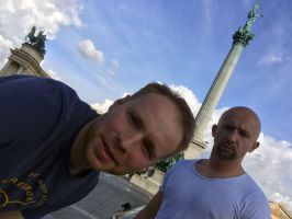 GETCHARLIE.de am Heldenplatz in Budapest