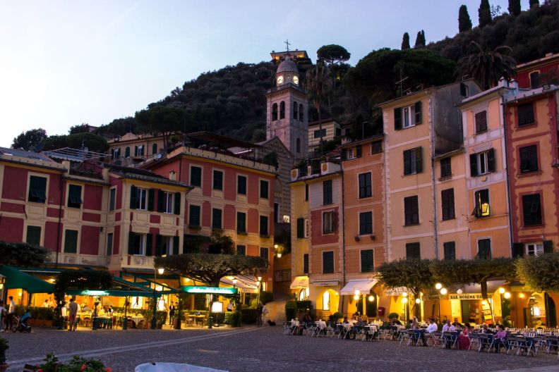 Im Hafen von Portofino