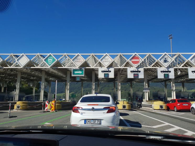 Maustelle an der Brennerautobahn, Österreich