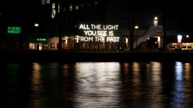 All the light you see is from the past, Artwork Amerstam Festival of Light 2019