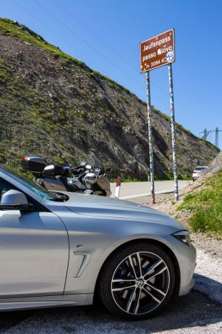 BMW 440i am Jaufenpass