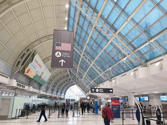 US Gates am Flughafen Toronto Pearson International
