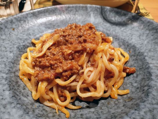Pici Pasta mit Ragù, Montepulciano, Toskana