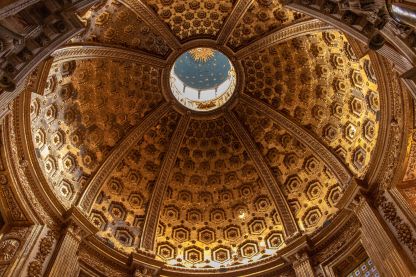 Prachtvolle Domkuppel in Siena