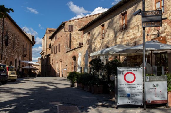 Zona Traffico Limitato von Montepulciano