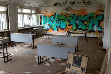Ehermaliger Stasi-Schulungsraum im Hotel Schwarzeck