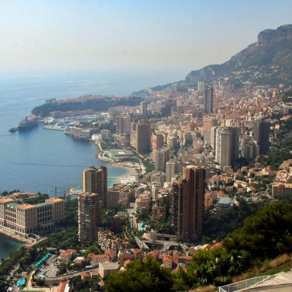Monaco im September 2012 vom Vista Palace aus gesehen