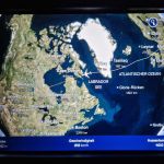 Inflight Flugkarte MUC-SAN LH466