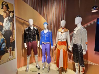 ABBA Bühnenkostüme im Museum, Stockholm