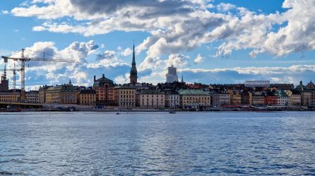 Altstadtpanorama Stockholm von Södermalm aus gesehen