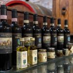 Verschiedene Weine in Montepulciano
